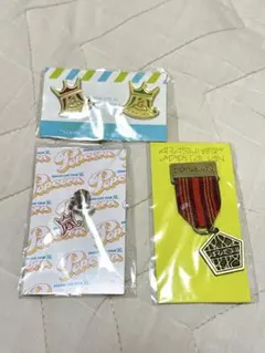嵐 櫻井翔 赤ピンバッジ2個 メダル イヤホンジャック 3点セット