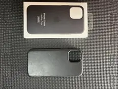 iPhone 12 mini レザーケース ブラック　純正