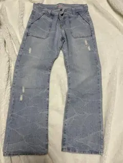 ストレートデニム 70サイズ ライトブルー