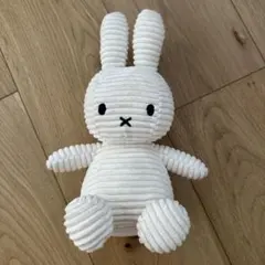 ディックブルーナ　ミッフィー　ぬいぐるみ　コーデュロイ　bontontoys 白のサムネイル