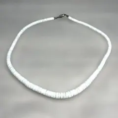 【美品】ハワイアンプカシェルネックレス シェル 貝 ホワイト