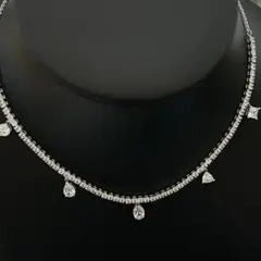 【美品】SWAROVSKI　Tennis Deluxe　ネックレス0705002
