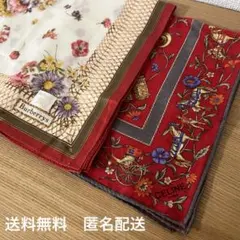 バーバリー セリーヌ　花柄ハンカチセット　馬車　凱旋門　未使用品