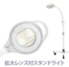 美品拡大レンズ付きスタンドライト 165cm ネイル