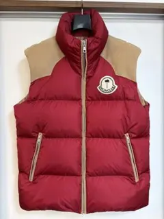 MONCLER palmangelsダウンベスト 赤 - メルカリ