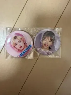 TWICE JEONGYEON 缶バッジ 2個セット