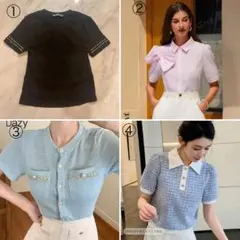 4点まとめ売り　zara shein dazy クロップド　Tシャツ　リボン
