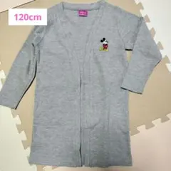 120㌢　Disney ミッキーマウス ロングカーディガン