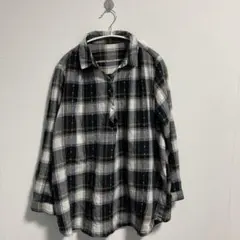 8th チェック柄 長袖シャツ