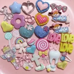 No.355 デコレーションパーツ　デコパーツ　まとめ売り