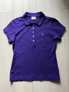 LACOSTE ラコステ レディース ポロシャツ パープル サイズ42