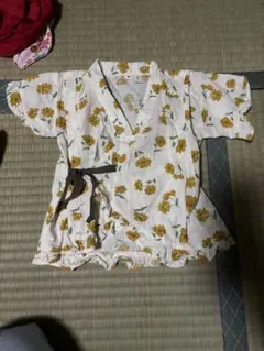 花柄フリル甚平 95cm以下
