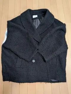 黒のオーバーサイズジャケット clane 田中みな実コラボ サイズ2のサムネイル