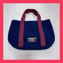 L.L.Bean ふわもこボアトート ネイビー