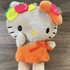 サンリオ　キティーちゃん　夏　アロハ　ぬいぐるみキーホルダー　可愛い