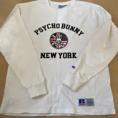 PSYCHO BUNNY 長袖カットソー ホワイトのサムネイル
