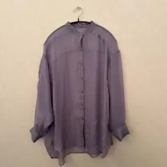 SENSEOFPLACE ラメシアーシャツチュニックのサムネイル