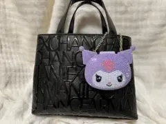 【翌日配達】クロミちゃんビジュー装飾アクセサリー、小物入れ、チェーンミラー付き♪のサムネイル