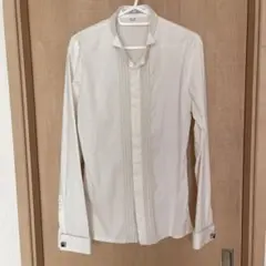 nonjING 04aw エディ期 ウイングカラータキシードシャツ 白 カフス