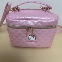 新品❣️サンリオ ハローキティ キルトバニティポーチ ポシェット 一番くじ