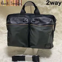 Paul Smith ポールスミス　ビジネスバッグ　2way 切替　A4収納可