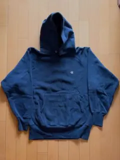 90s USA製 CHAMPION チャンピオン リバースウィーブ パーカー 紺