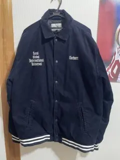 年始特価　Carhartt カーハート　ネイビー ロゴ刺繍 ジャケット