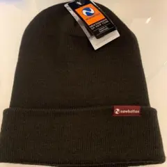 未使用品⭐︎newhattan ニットキャップ　ビーニー　ブラウンカラーのサムネイル
