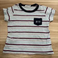 お値下げ！familiar ストライプ 半袖Tシャツ