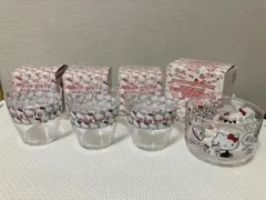 ハローキティ 新品デザートグラス、ボウル　4個セット
