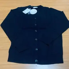 【新品タグ付き】palln メリノウールニット　カーディガン　ブラック　M