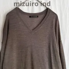 mizuiro ind ミズイロインドVネックプルオーバー