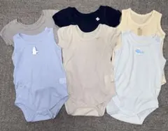 ※値下げ※美品⭐︎ベビー肌着ロンパース 80cm 6枚セット