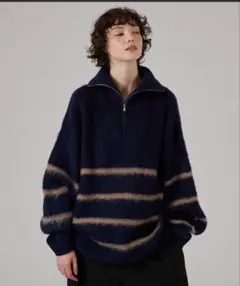 HALFZIPSHAGGYASSORTVOLUME KNIT ボリュームニットのサムネイル