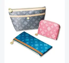 ihana2018SPRING&SUMMER付録 ラシット 豪華ポーチ3点セット