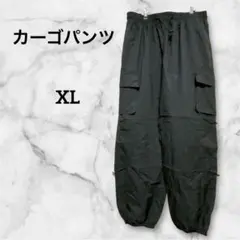 美品✨レディースカーゴパンツ 【XL】ブラック ワークパンツ
