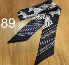 ⚫︎89 バッグスカーフ　ヘアバンド　リボンスカーフ　スカーフのサムネイル
