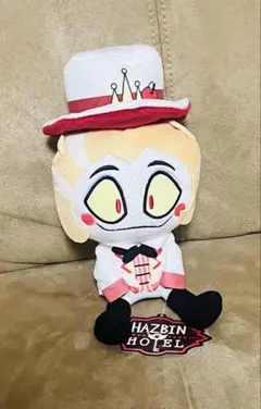 ラウンドワン限定　ハズビンホテルへようこそ　おすわりぬいぐるみ　ルシファー