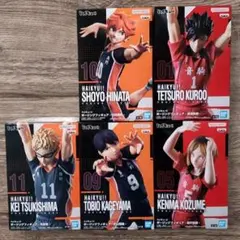 ハイキュー!!　ポージングフィギュア　5体セット　まとめ売り　匿名配送