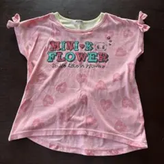 MINI K ピンク ハート柄 Tシャツ 130cmのサムネイル