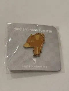 ユナイテッドアローズ　UNITEDARROWS　干支ピンバッジピンズ　イノシシ亥