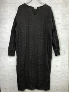 green label relaxing. ケーブル ジャカード ワンピース