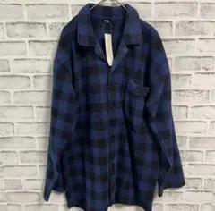 未使用タグ付☘️イトーヨーカ堂　フリース　チェック　紳士パジャマ　M 上のみ