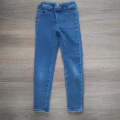 GU ジーユー ストレッチパンツ 120cm デニム ジーンズ 長ズボン