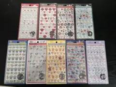 【新品・正規品】9種類　新作ディズニー　ボンボンドロップシール
