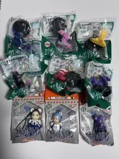 【未開封】エヴァンゲリオン ストラップ＆ボトルヘッドフィギュア