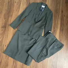 スーツカンパニー　グレー ストライプ スーツセット