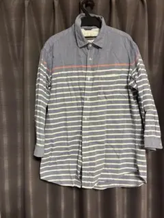 GLOBAL WORK 長袖シャツ ストライプ