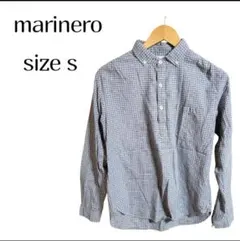 ❣️詰め放題対象❣️冬物最終価格　マリネロ☆　メンズ　プルオーバーシャツ　S