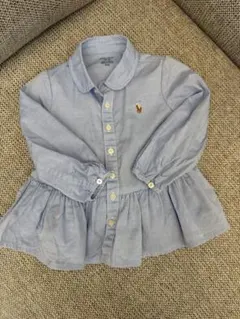 ラルフローレン　ベビー　ブルーシャツ　ダンガリー　12M